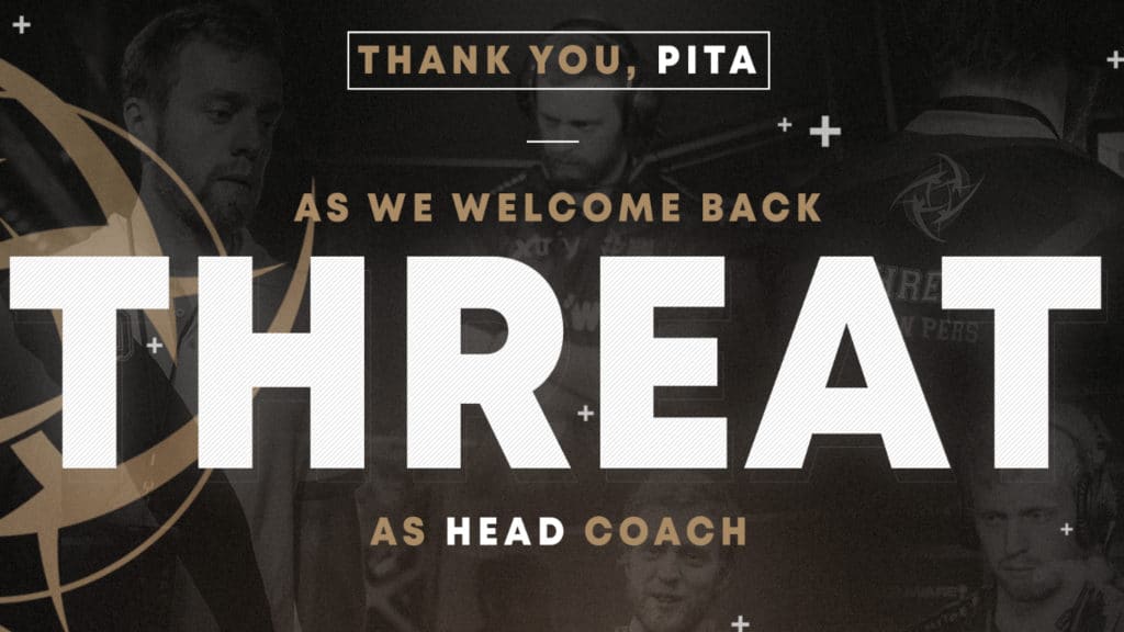 CS:GO: THREAT steps in the coach role for NiP as pita leaves