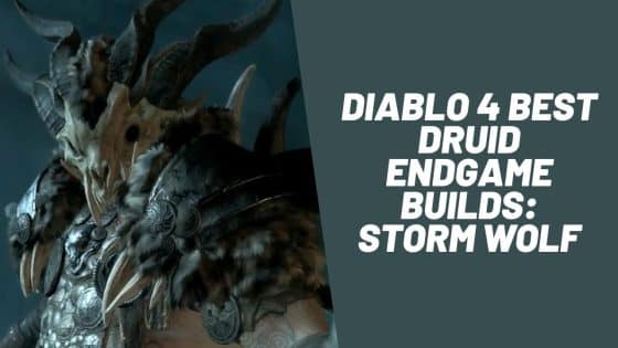 Diablo 4 Best Druid Endgame Builds: Storm Wolf