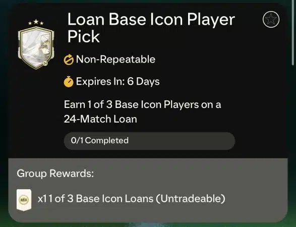 Loan Base Icon Player Pick SBC, Cheapest Solution